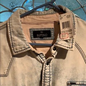 Buffalo David Bitton Men’s denim shirt with snaps